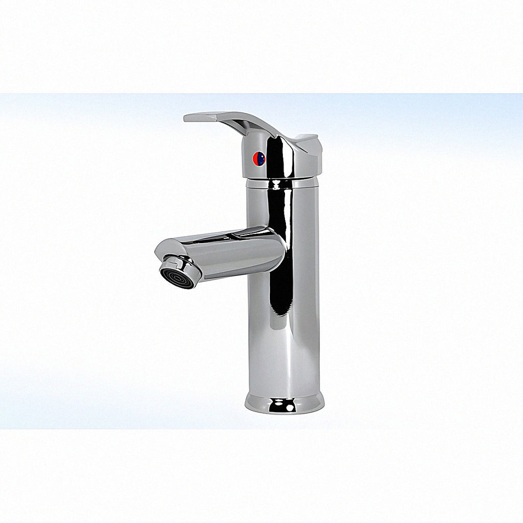 Monomando para lavabo 4" sin cubierta mod.23-mts cromo