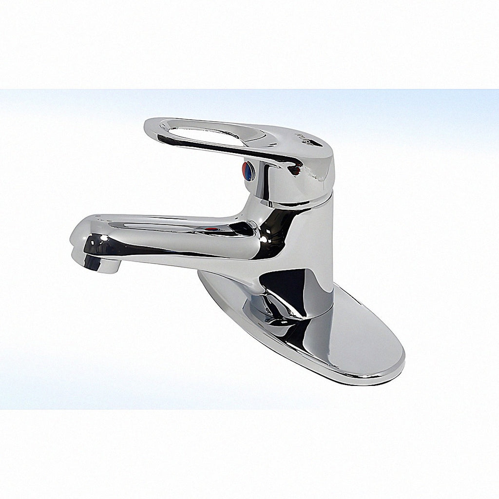 Monomando para lavabo 4" cromo mod.24mc