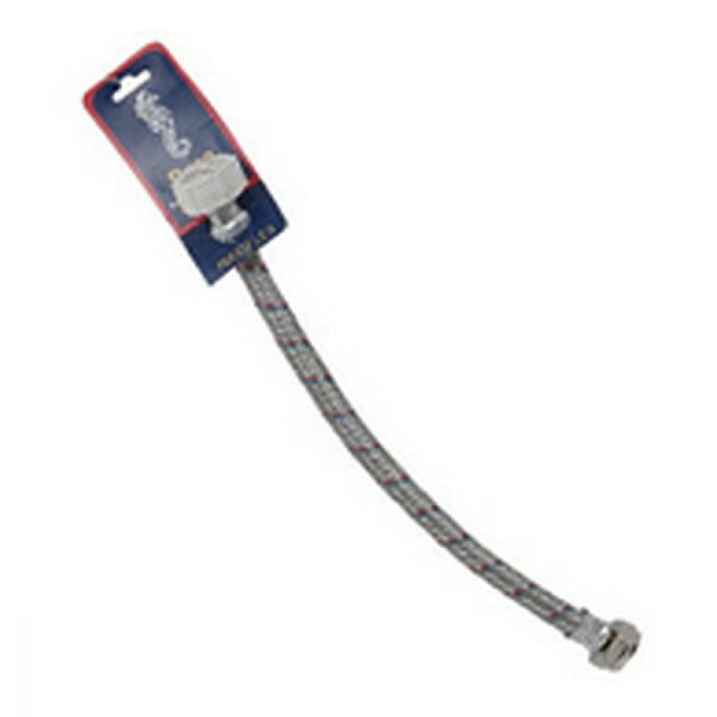 Manguera para W.C. Flexible de Aluminio 60 cm Salida 1/2”x7/8”