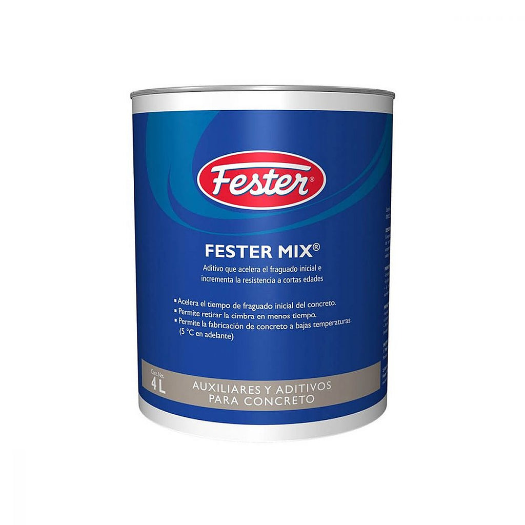 Aditivo Líquido Acelerador del Fraguado de Mezclas de Concreto 4 L