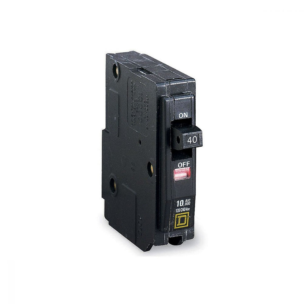 Interruptor Eléctrico Termomagnético 1 Polo 40 a 120/240v Ca 120v Ca 48v Dc
