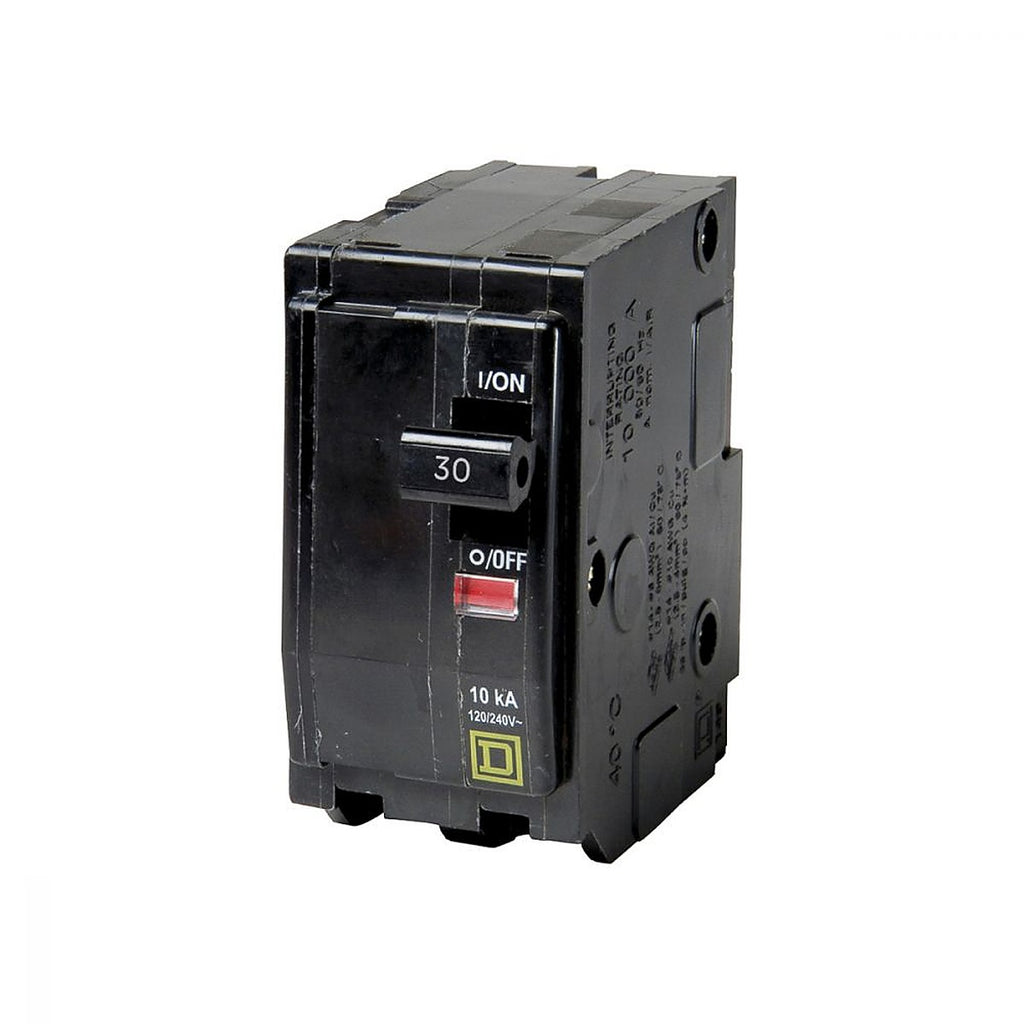 Interruptor Eléctrico Termomagnético 2 Polos 30 a 120/240v Ca 120v Ca 48v Dc