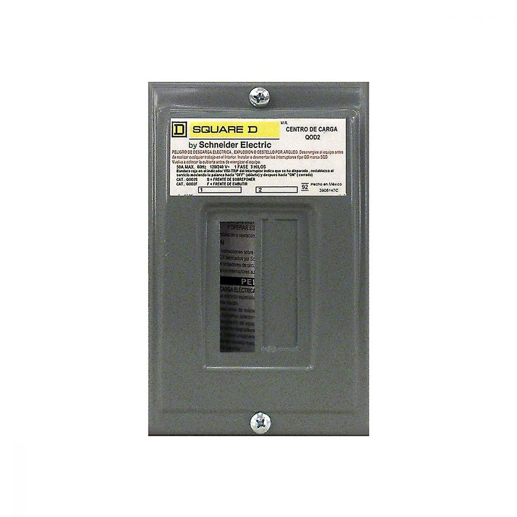 Centro de Carga 2 Polos de Sobreponer 120/240v AC