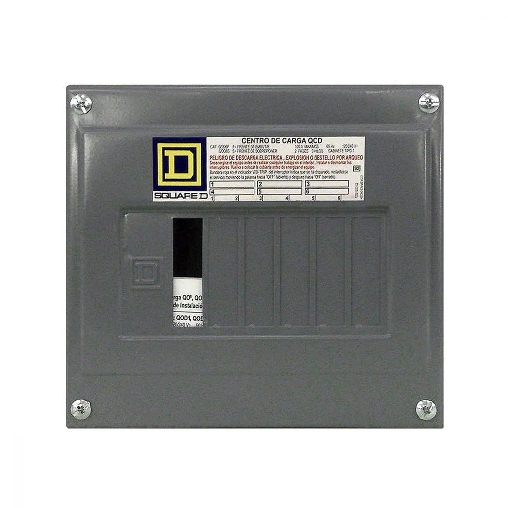 Centro de Carga 6 Polos de Sobreponer 120/240v AC