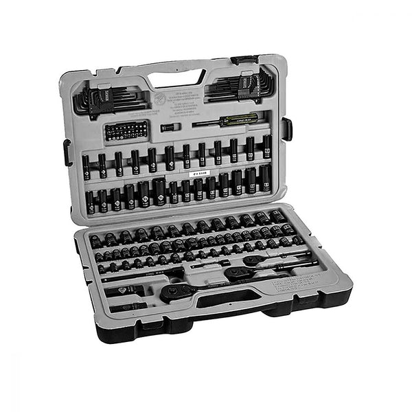 Juego de Dados 1/4” 3/8” 1/2” Std y mm 6 Puntas Cortos Largos Accesorios Cromo Negro