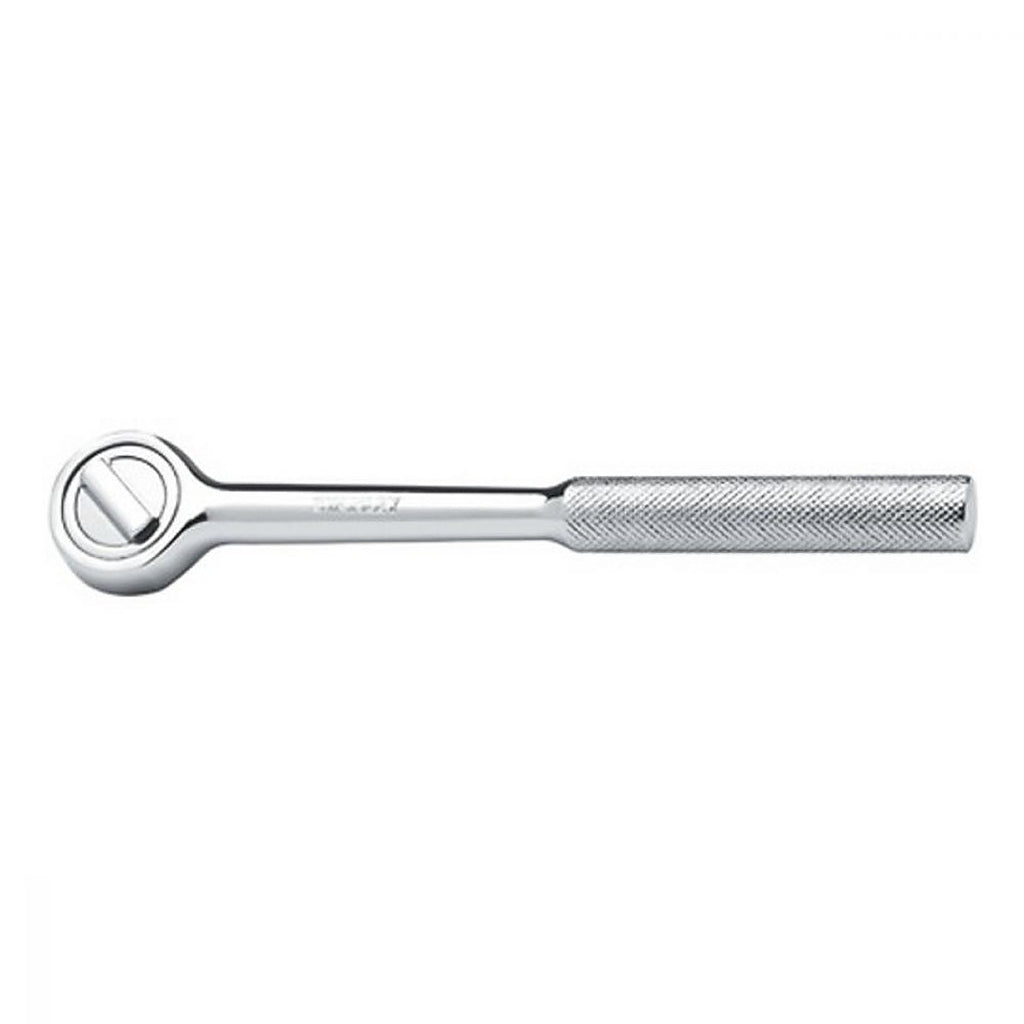 Matraca Reversible 1/4” Cabeza Redonda 6” Pulida
