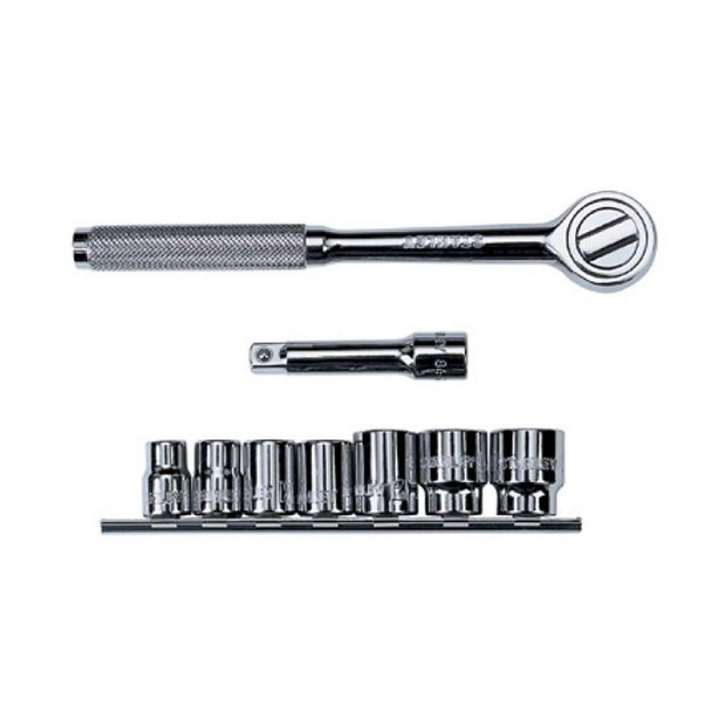 Juego Dados Cuadro 3/8” Largo Std Dados y Accesorios
