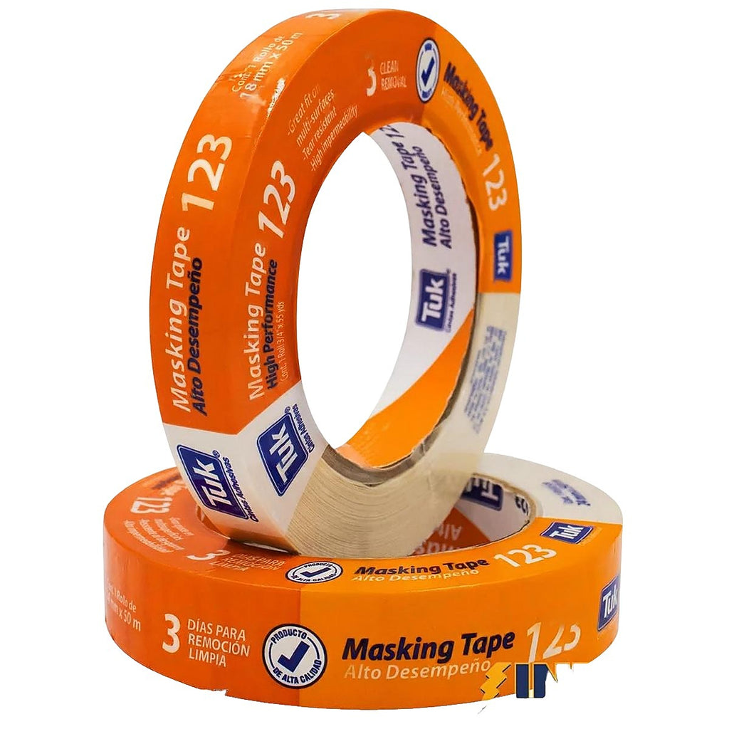Cinta Masking 18x50 Profesional 123