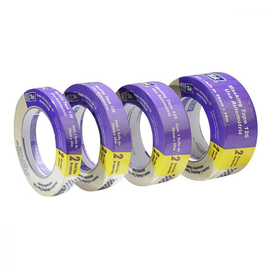 Cinta Masking 48 mm X 50m Grado Automotriz 126