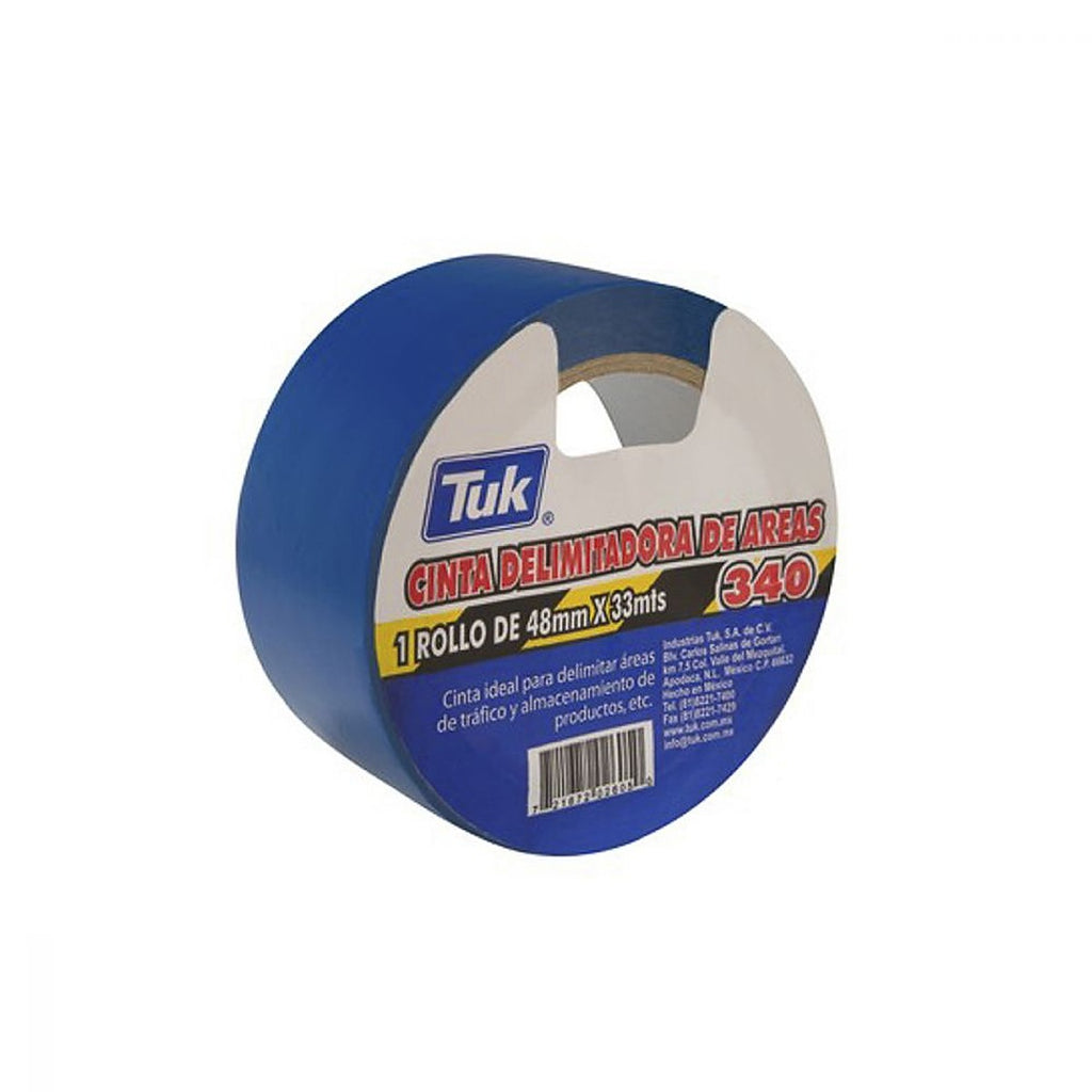 Cinta Delimitadora Adhesiva 48 mm X 33 mt Azul