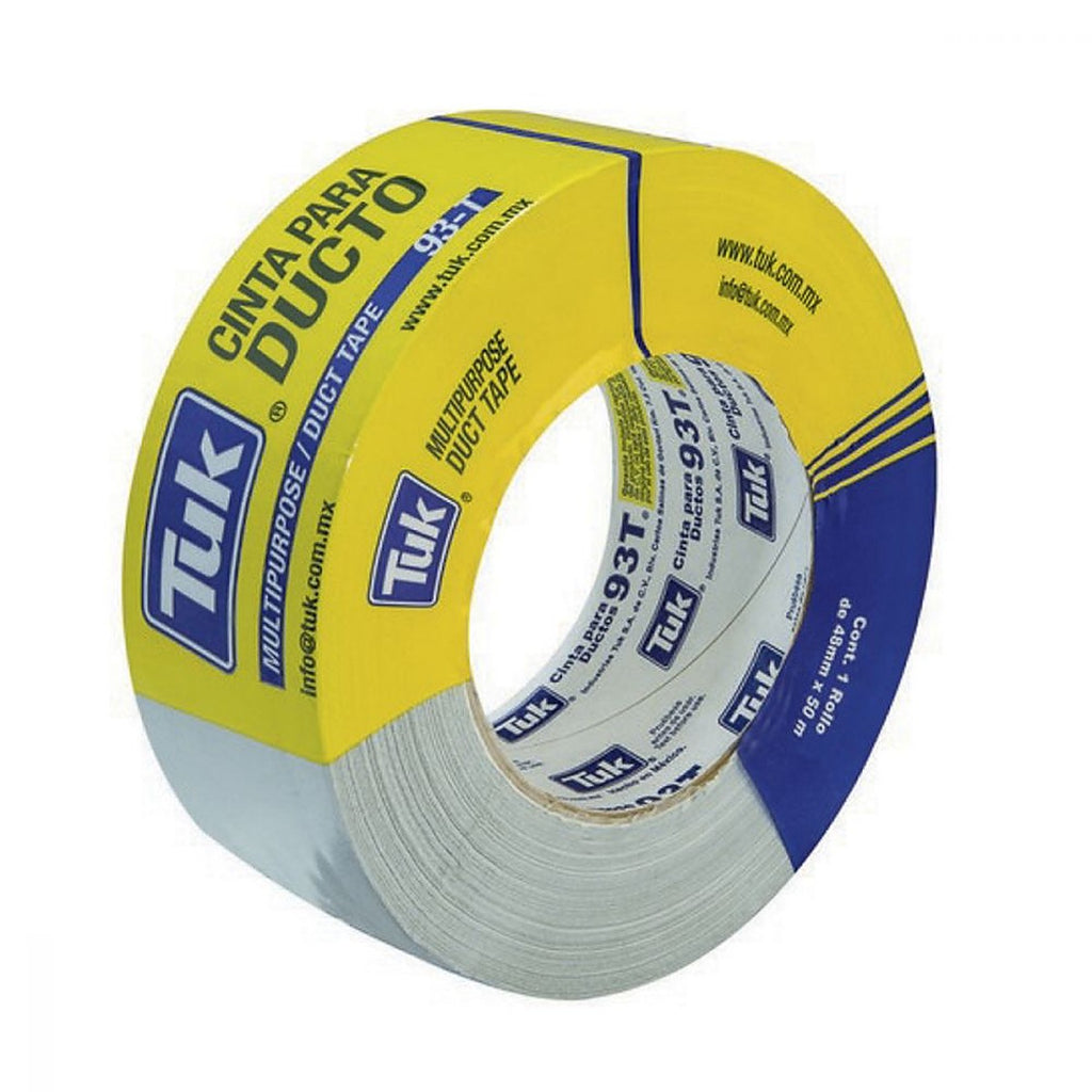 Cinta para Ducto 48x50 Gris Plata 93t