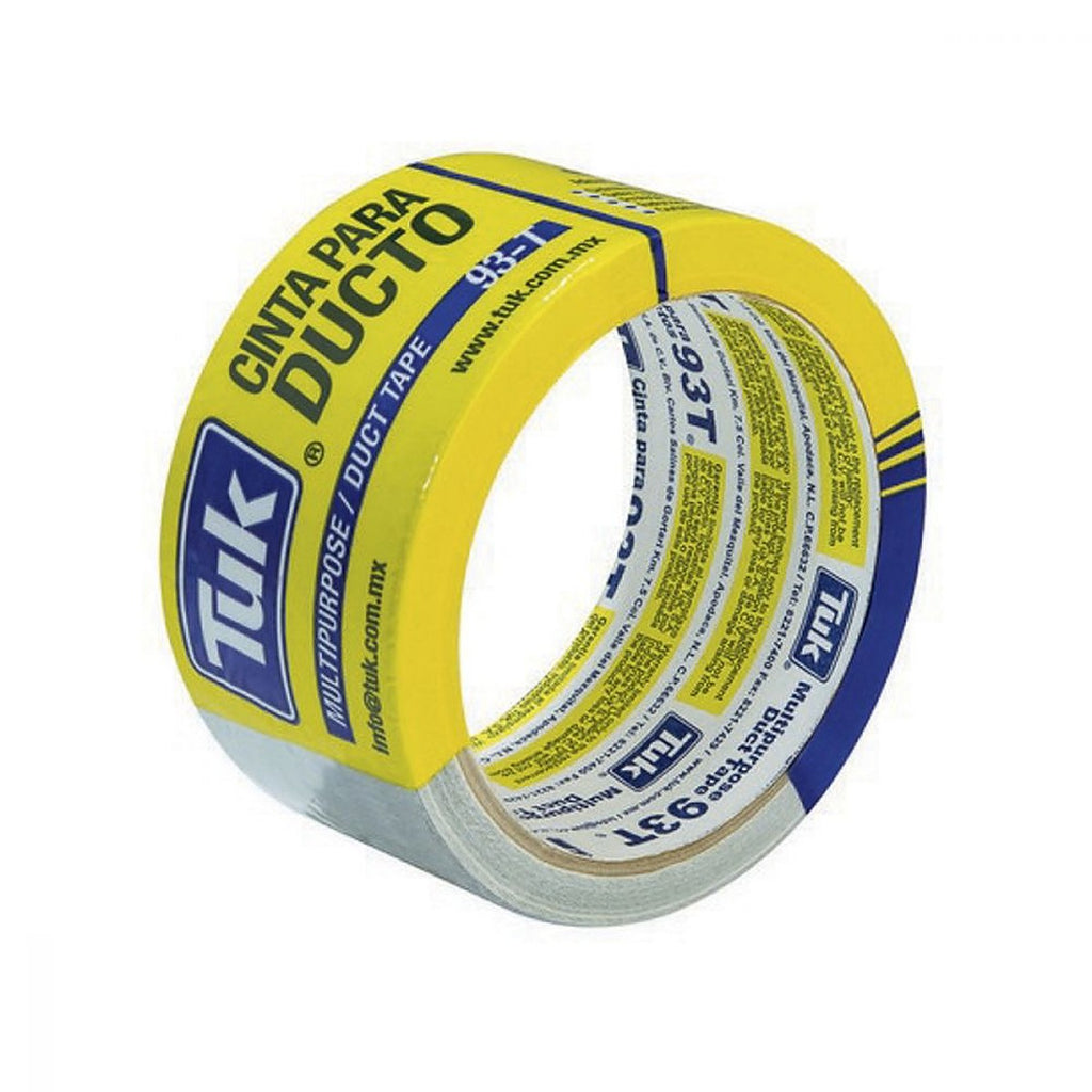 Cinta para Ducto 48x10 Gris Plata 93t