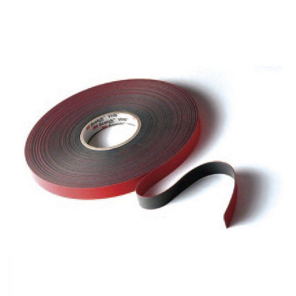 Cinta de Espuma Doble Cara Vhb Alta Temperatura Uso General Gris 25 mm X 33 mt