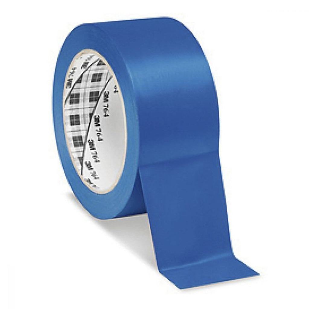 Cinta Delimitadora Adhesiva de Vinil 050 mm X 33 mt Azul