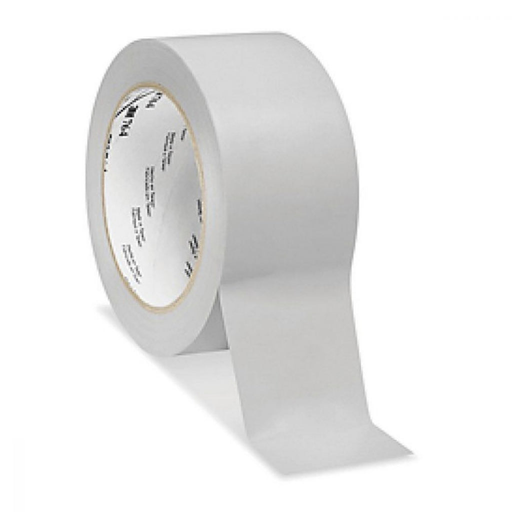 Cinta Delimitadora Adhesiva de Vinil 050 mm X 33 mt Blanco