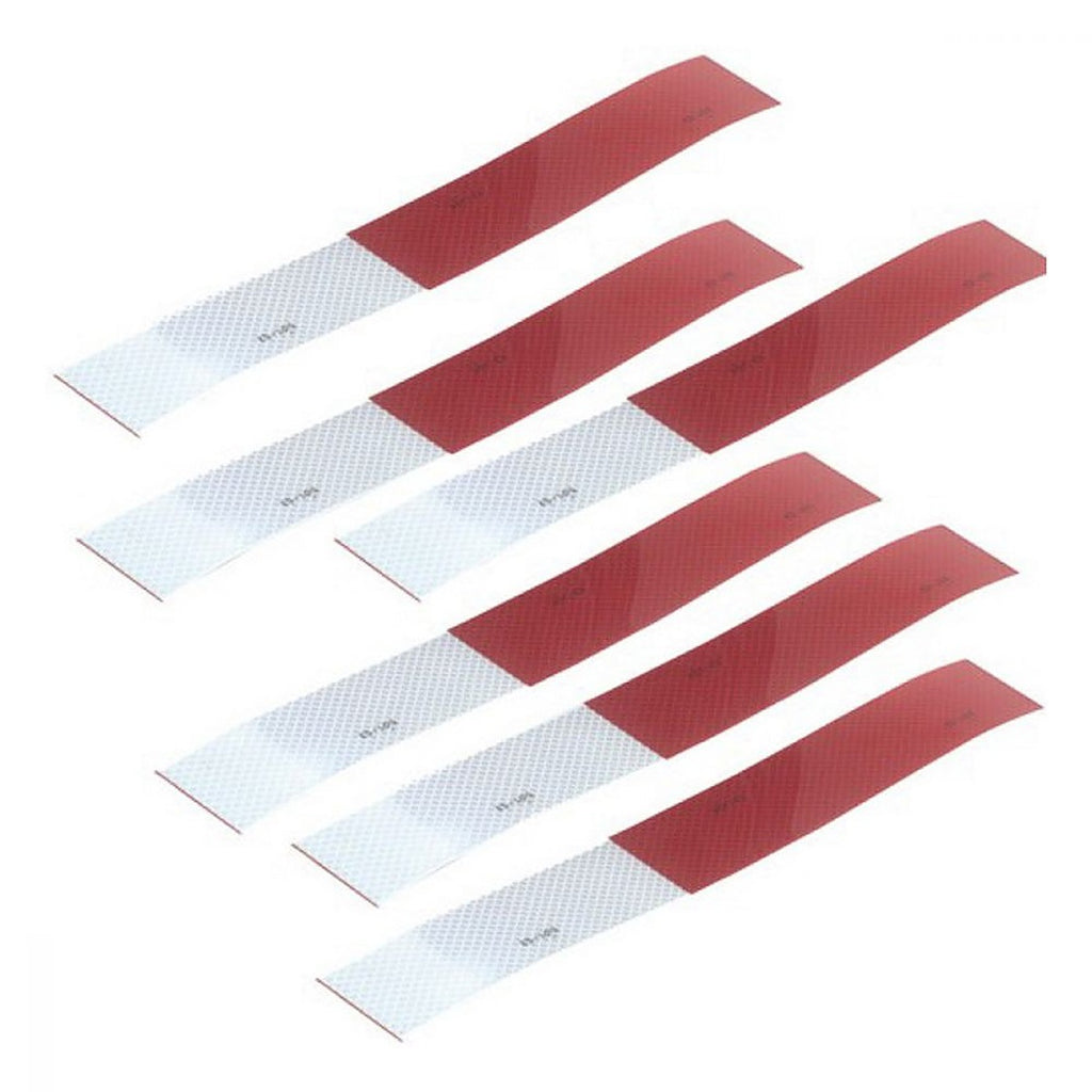 Cinta Adhesiva Reflejante 983 Tira de 2”x18” Blanco-rojo