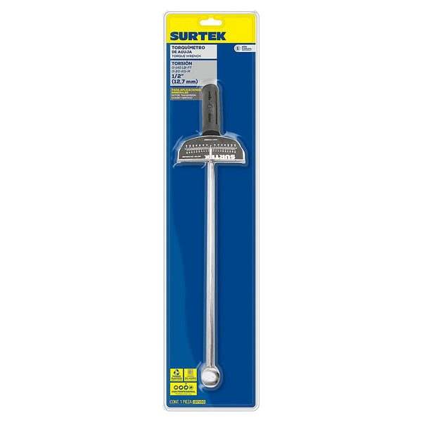 Torquímetro de Aguja 1/2” 0-140 Pie/lb