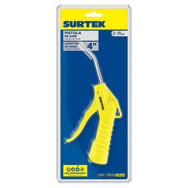 Pistola para Sopletear Mango Plástico Ergonómico - U1 108114