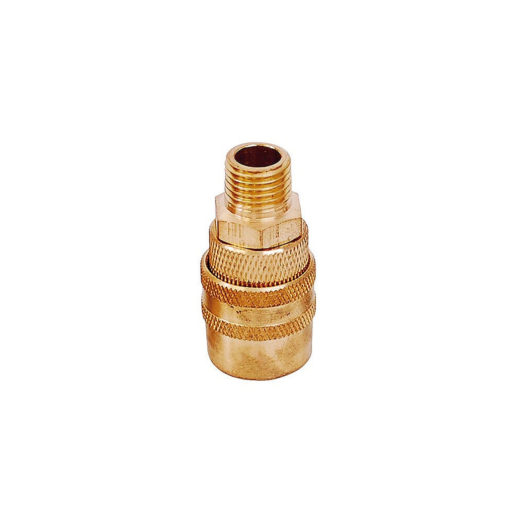Cople para Manguera de Aire Macho 1/4” Latón - U1 108124