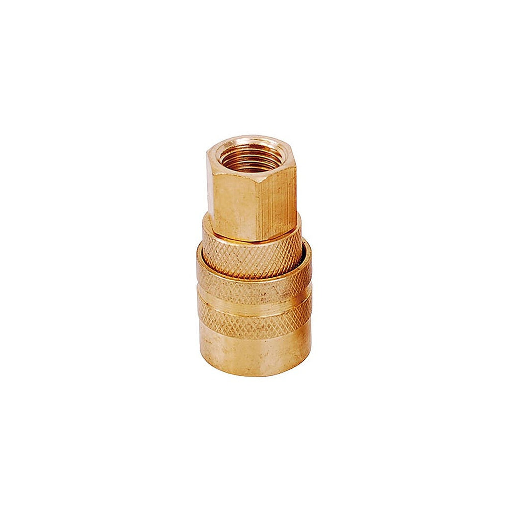Cople para Manguera de Aire Hembra 1/4” Latón