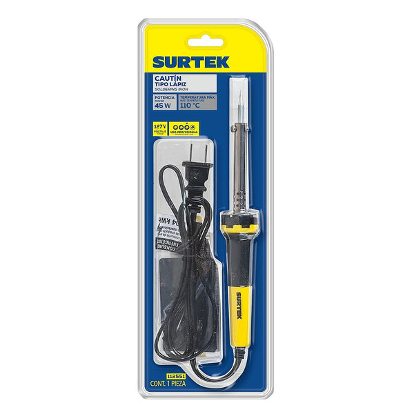 Cautín Tipo Lápiz 045w 300°c con Accesorios