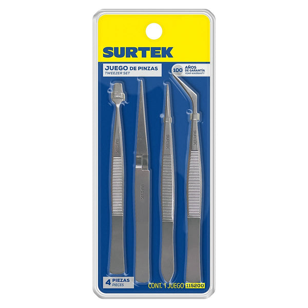 Juego de Pinzas de Precisión Tweezers Joyeria-relogeria