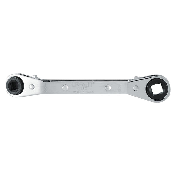 Llave de Estrías de Matraca para Refrigeración 1/4”x3/16”x3/8”x5/16” Pulido Espejo 4 Bocas