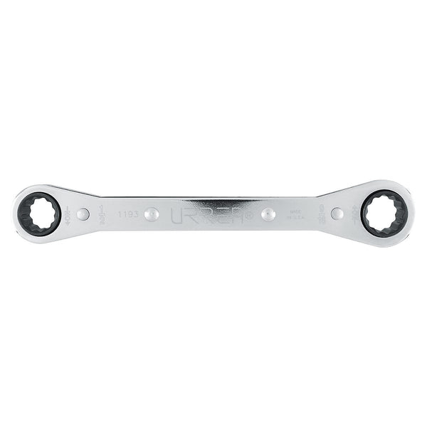 Llave de Estrías de Matraca Planas 1/2”x9/16” 12 Puntas Pulido Espejo