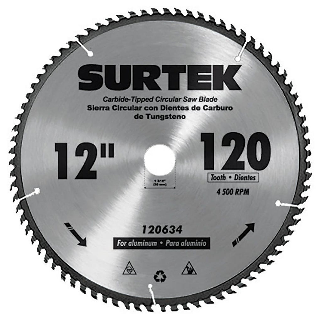 Sierra Circular 10”x30 mm 60 Dientes Carburo de Tungsteno para Madera
