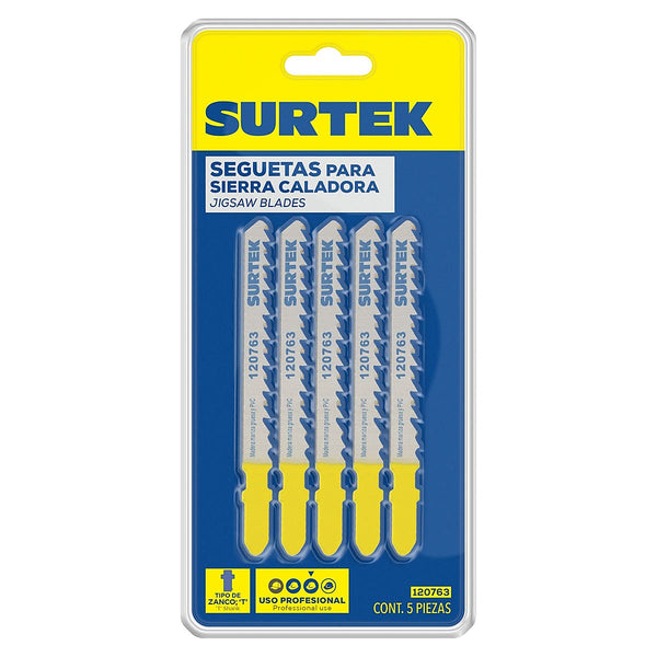 Segueta para Sierra Caladora Tipo T Bimetálica 100 mm X 06 DPP para Madera