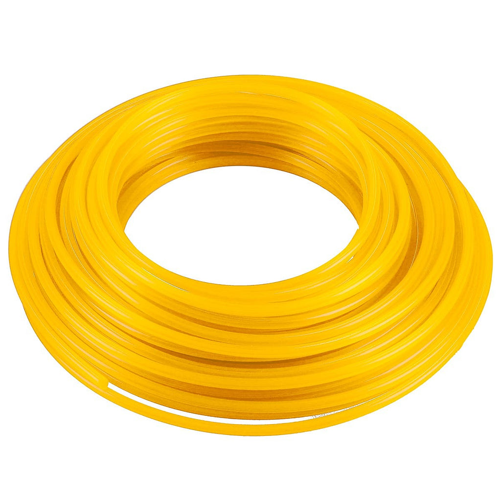 Nylon para Desbrozadora 012 mt Rollo Hilo Redondo de 2.4 mm Amarillo