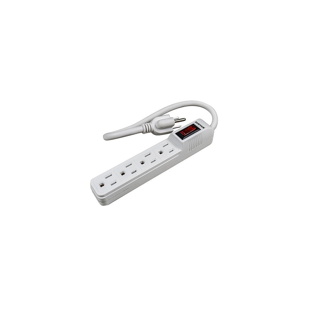 Multicontacto Eléctrico 127v 4 Entradas Aterrizadas Barra