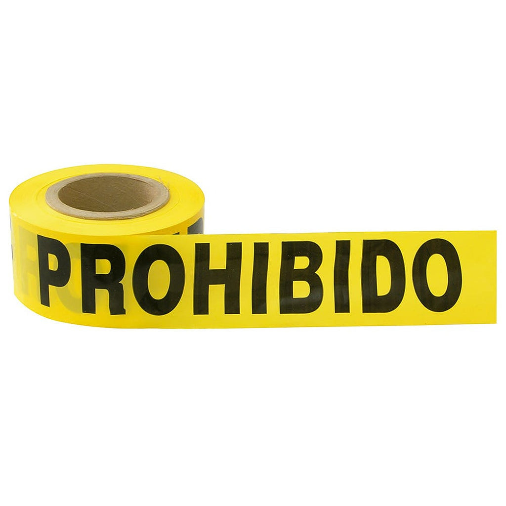 Cinta Delimitadora 3”x304 mt Prohibido el Paso