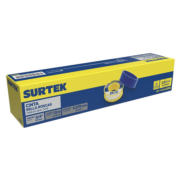 Cinta Sella Roscas 3/4”x13 mt