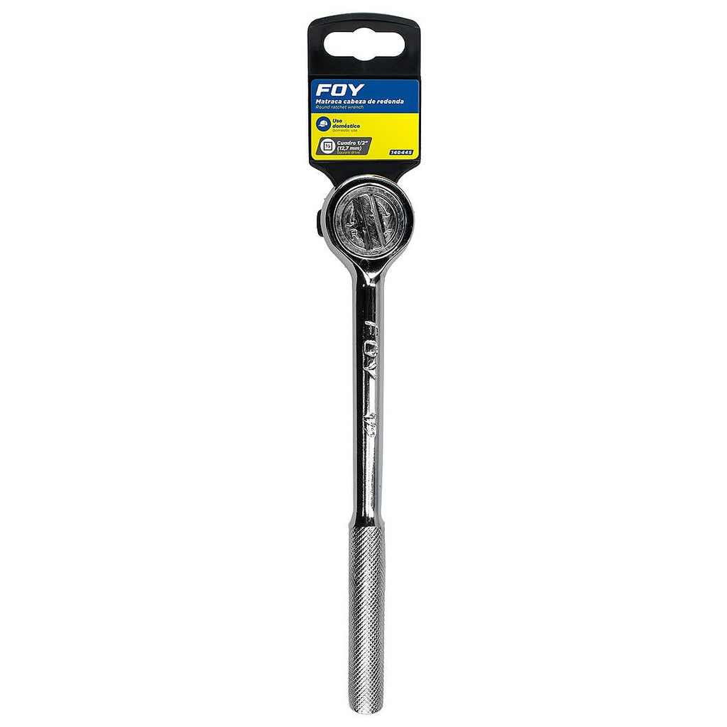 Matraca Reversible 1/2” Cabeza Redonda 6”
