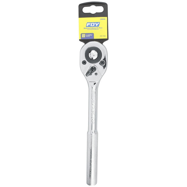 Matraca Reversible 1/2” Cabeza Pera 6”
