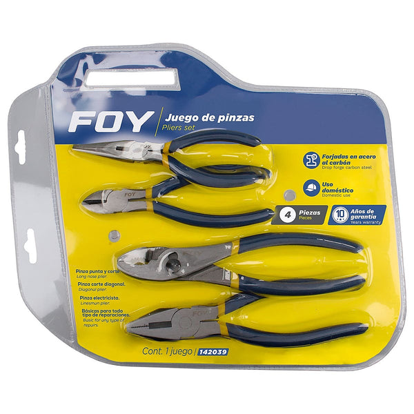 Juego de Pinzas para Electricista - U1 142039