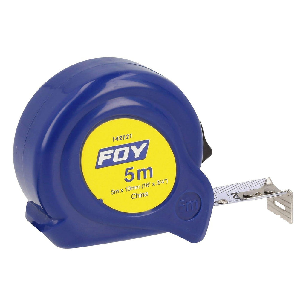 Flexómetro 5.0 mt X 19 mm Caja Alto Impacto Azul