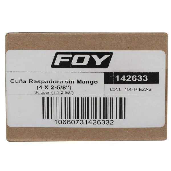 Cuña para Raspar sin Mango 4.5x2-3/4”