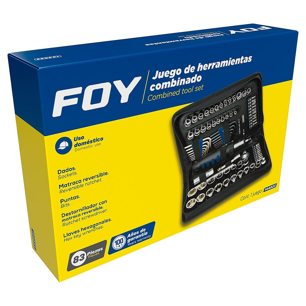 Juego Dados de Cuadro 1/4” y 3/8” Std y mm 12 y 6 Puntas