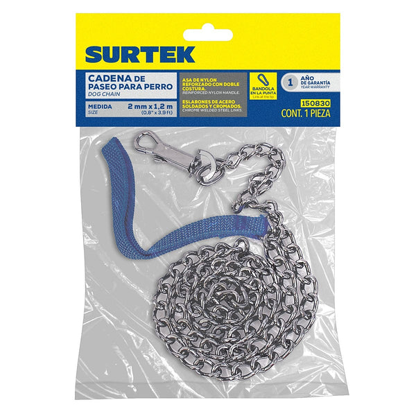 Cadena para Perro 2.0 mm X 1.20 mt
