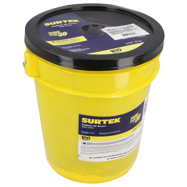 Cadena Pulida 1/4 ” Grado 30 Cubeta 25 kg