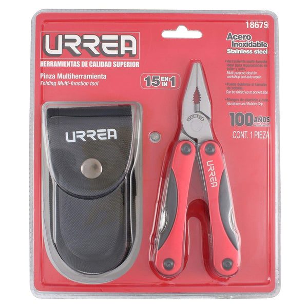Navaja Multiherramienta con Pinza 15 en 1 Acero Inoxidable Mango Ergonómico