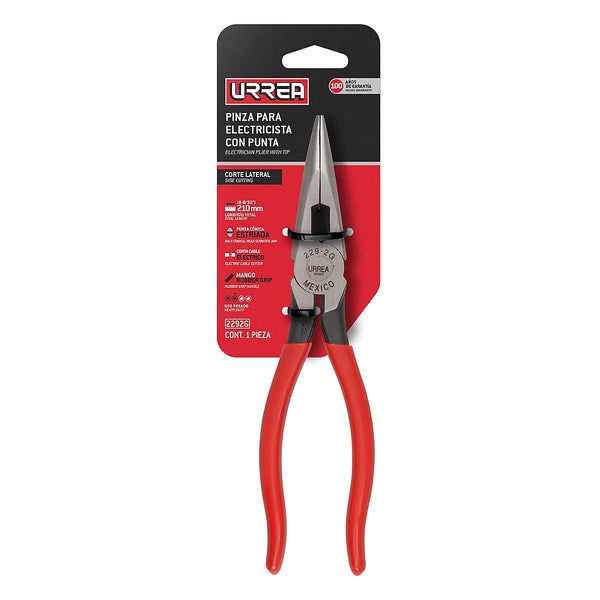 Pinza para Electricista 8.9/16” de Punta Larga Corte Lateral