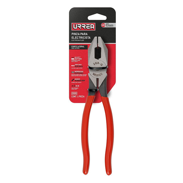 Pinza para Electricista URREA U1 268G