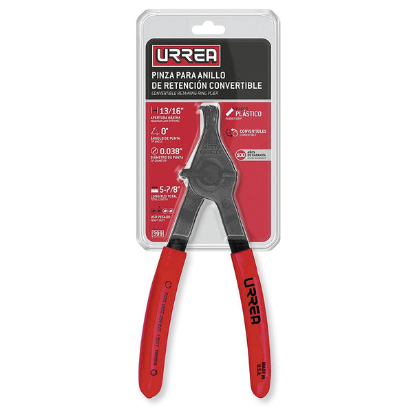Pinza para Anillos de Retención Angulo 0º Punta 0.038”