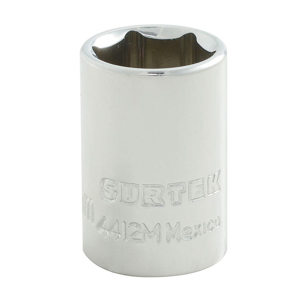 Dado Cuadro 1/4”x12 mm Corto 6 Puntas
