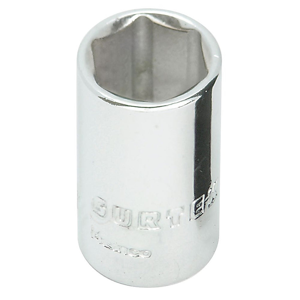 Dado Cuadro 1/4”x13 mm Corto 6 Puntas