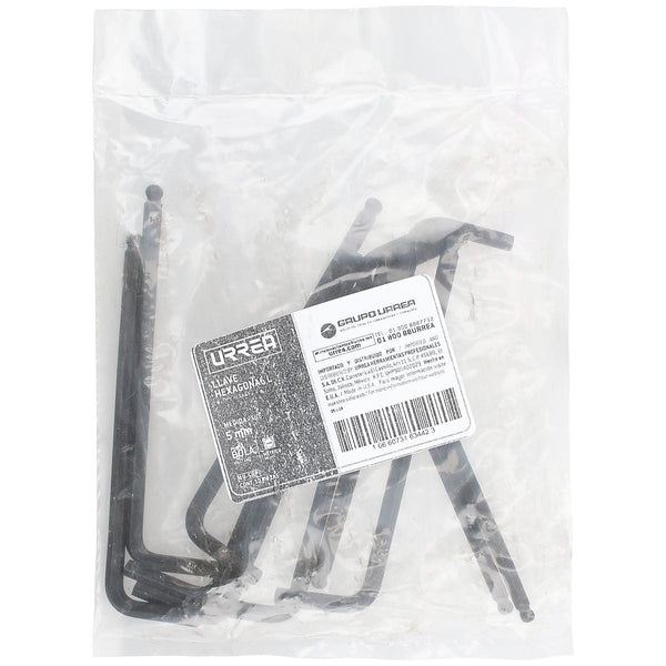 Llave Hexagonal L 5.0 mm Larga Punta Bola