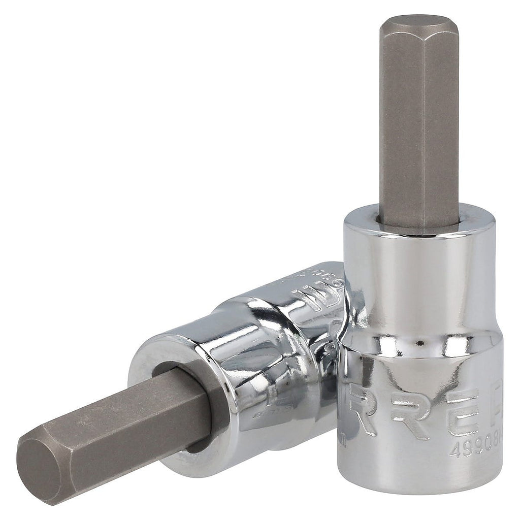 Dado Cuadro 3/8”x8 mm Corto Punta Hexagonal